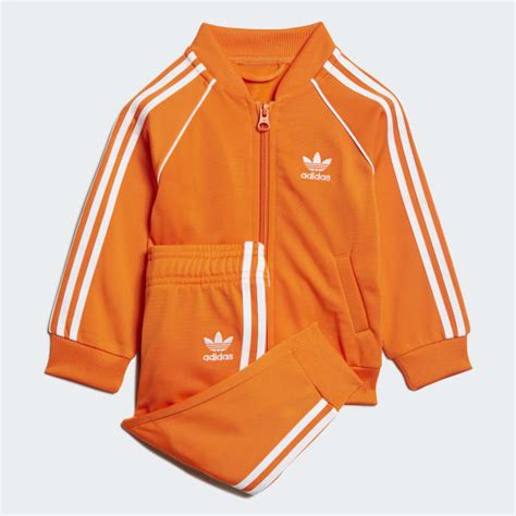 adidas anzug orange damen s|Orange .